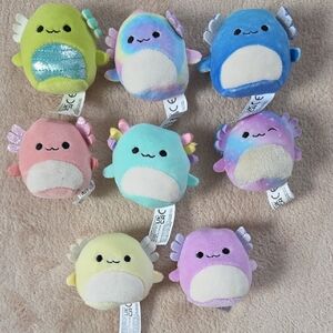 Squishmallows Squishville Plush 8-Pack - Axolotl Squad 2" L